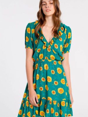 Lois Bamba-Helga Vestido Cruzado Goma