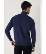 Jersey a Rayas Cuello Perkins con Cremallera Bendorff