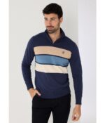 Jersey a Rayas Cuello Perkins con Cremallera Bendorff