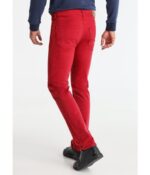 Pantalon Color Regular Tiro Medio Twill Color Six Valves