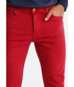Pantalon Color Regular Tiro Medio Twill Color Six Valves