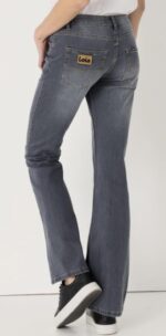 Lois JEANS BOOT CUT TIRO CORTO LAVADO MEDIO GRIS - Imagen 2