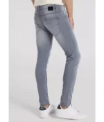 Six Valves Jeans Super Skinny Tiro Medio Grey