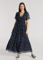 Lois Jeans Vestido Midi Flores ANIKA RINA