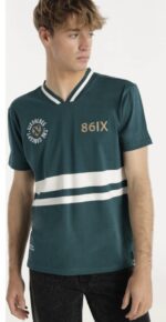SIX VALVES - Camiseta Manga Corta Retro Futbolera