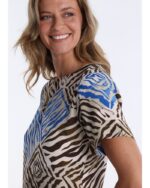 Victorio & Lucchino Vestido MIDI Algodón Est.Cebra