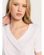 Lois Jeans Camiseta Básica M/C Doble Cuello en V