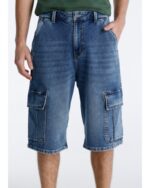 Six Valves Bermuda Cargo Ancha Dobby Blue