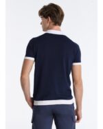 Victorio & Lucchino Polo Tricot Algodón Diseño Color Block