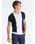 Victorio & Lucchino Polo Tricot Algodón Diseño Color Block