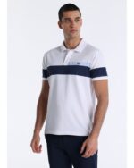 Bendorff Polo Franja Logo Blanco