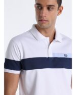 Bendorff Polo Franja Logo Blanco