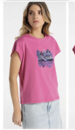 Lois Jeans Marine-Lilla Camiseta Casas