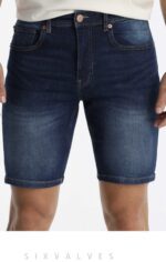 Six Valves Bermuda Tejana Tiro Medio Dark Blue