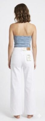 Vaquero Wide Leg Blanco - Imagen 2