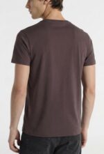 Sixvalves Camiseta Básica V Neck Burdeos - Imagen 2
