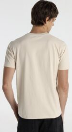 Sixvalves Camiseta Beige Logo Relieve - Imagen 2