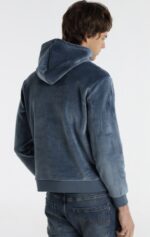 Sixvalves Hoodie Ribbed Steel Blue - Imagen 2
