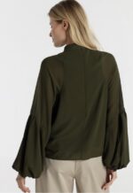 Victorio & Lucchino Blusa Manga Abullonada - Imagen 2