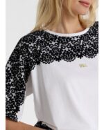 Victorio & Lucchino Camiseta Manga Corta Encaje