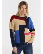 Victorio & Lucchino Jersey Punto Bloques Color Multicolor
