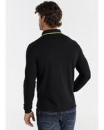 Victorio & Lucchino Polo Manga Larga Jacquard
