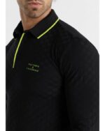 Victorio & Lucchino Polo Manga Larga Jacquard