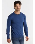 Victorio & Lucchino Jersey Cuello Redondo Lana Azul
