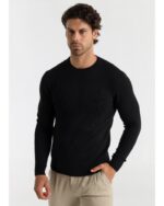 Victorio & Lucchino Jersey Cuello Redondo Negro Heráldico