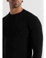 Victorio & Lucchino Jersey Cuello Redondo Negro Heráldico