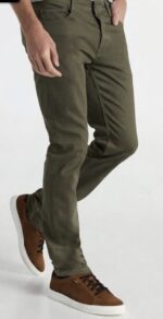 Sixvalves Pantalón Basic 5 Bolsillos Oliva