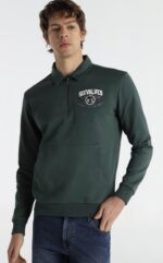 Sixvalves Sudadera Verde C/polo
