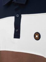 Yellow Skin Polo Rugby Color Block Regular Fit